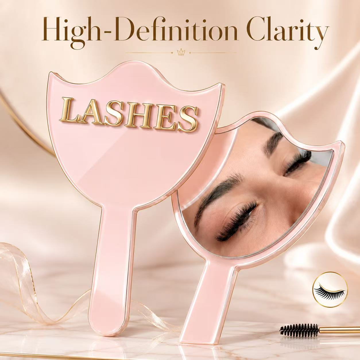 Lash Mapping Sticker - HD Glass Lash Extension Mirror with