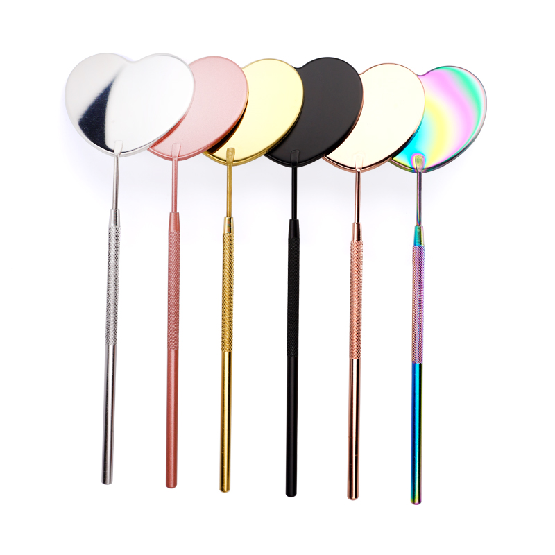 Lash Mapping Sticker - Eyelash Extensions Checking Mirror Heart Shape