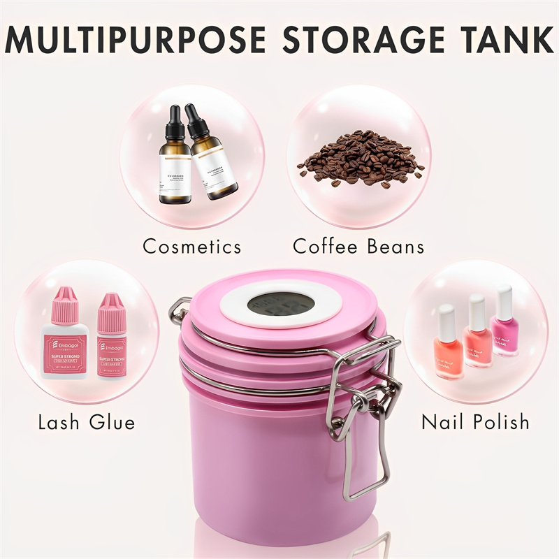 Eyelash Glue Storage Tank With - Lash Mapping Sticker ulasan dan harga