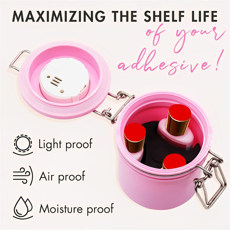 Eyelash Glue Storage Tank With - Lash Mapping Sticker ulasan dan harga