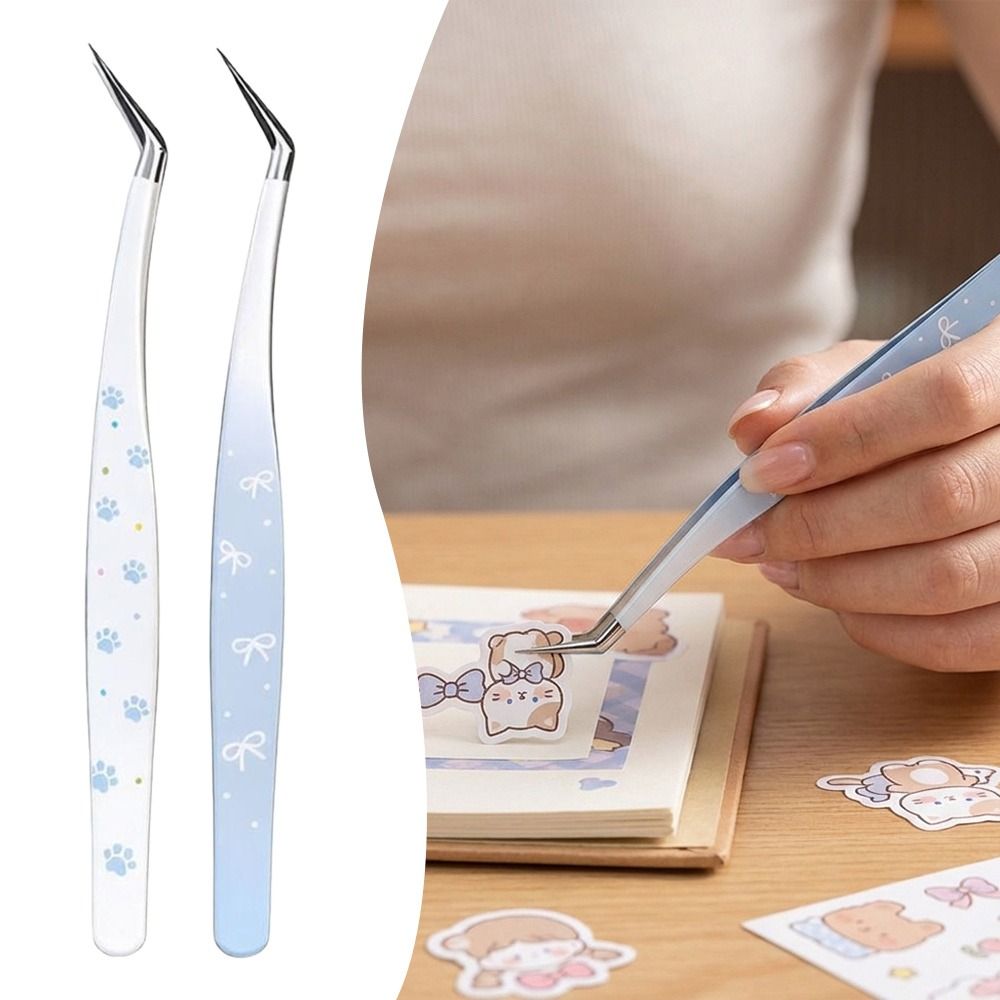 Stainless Steel Curved Sticker - Lash Mapping Sticker ulasan dan harga