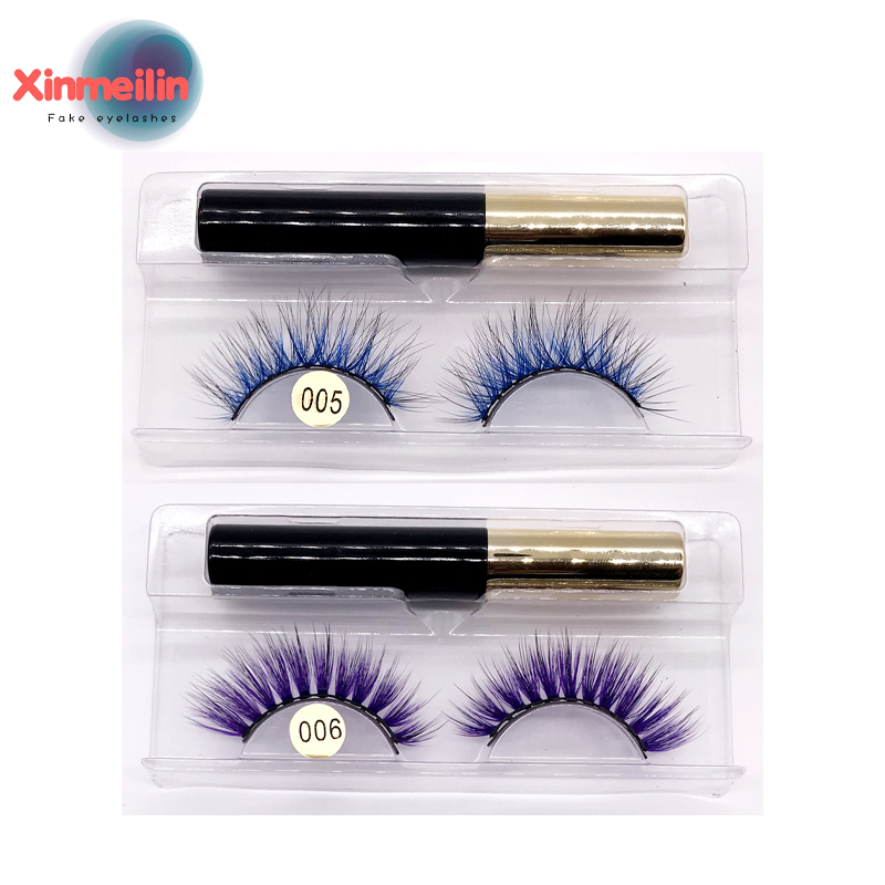 3D Colored Magnetic Eyelashes  - Eyelash Extension Eyeliner ulasan dan harga