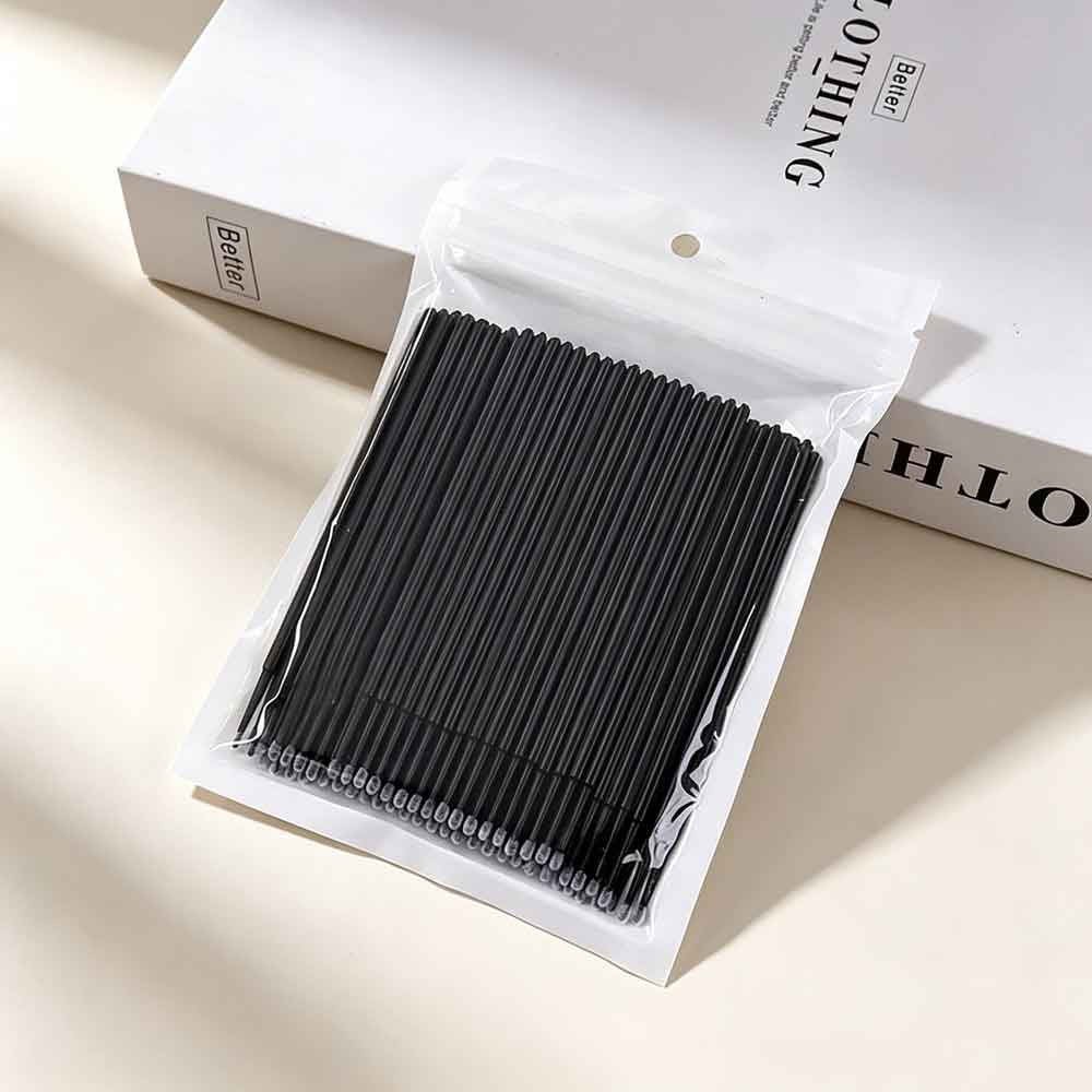 100PCS Removing Swab Micro Bru - Eyelash Extension Removal ulasan dan harga