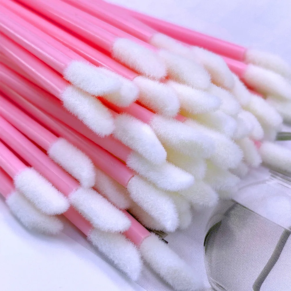 50/500Pcs Disposable Lip Brush - Eyelash Extension Eyeliner ulasan dan harga