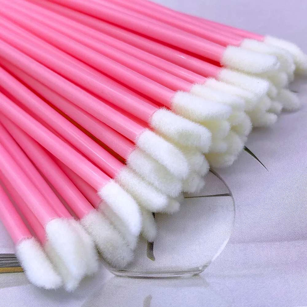 50/500Pcs Disposable Lip Brush - Eyelash Extension Eyeliner ulasan dan harga