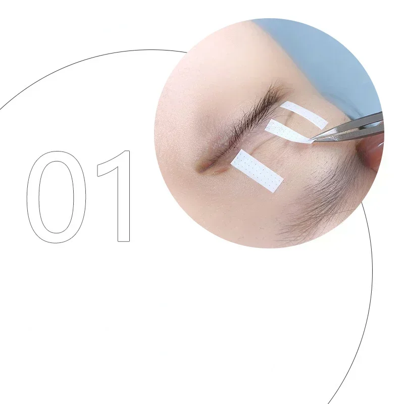 4MM Eyelash Lifting Tape Breat - Lash Mapping Sticker ulasan dan harga