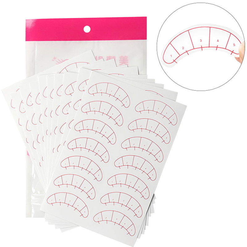 70/140 Pairs Lash Mapping Stic - Lash Mapping Sticker ulasan dan harga