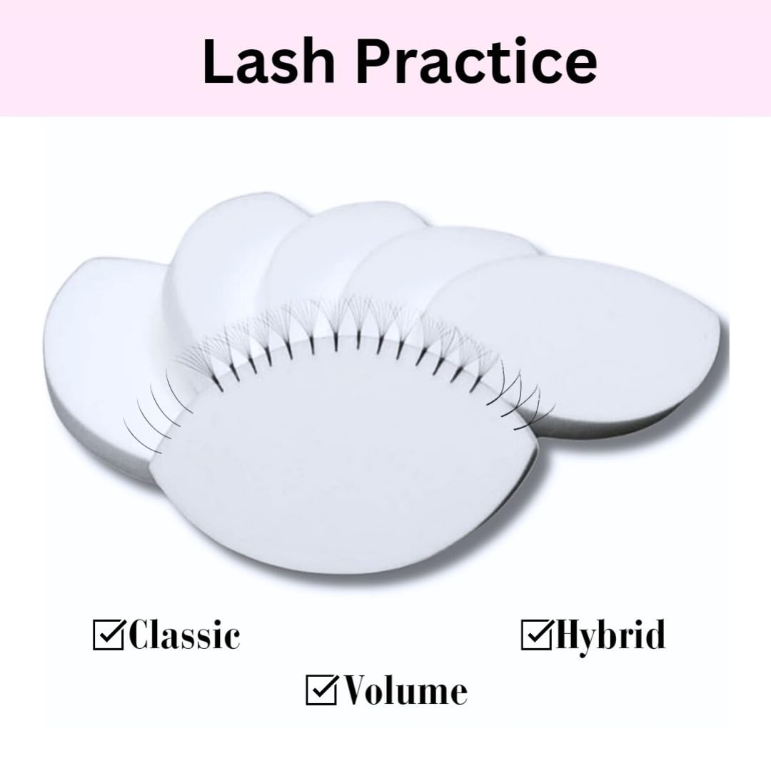 Beginner Lash Map Chart Wispy  - Lash Mapping Sticker ulasan dan harga