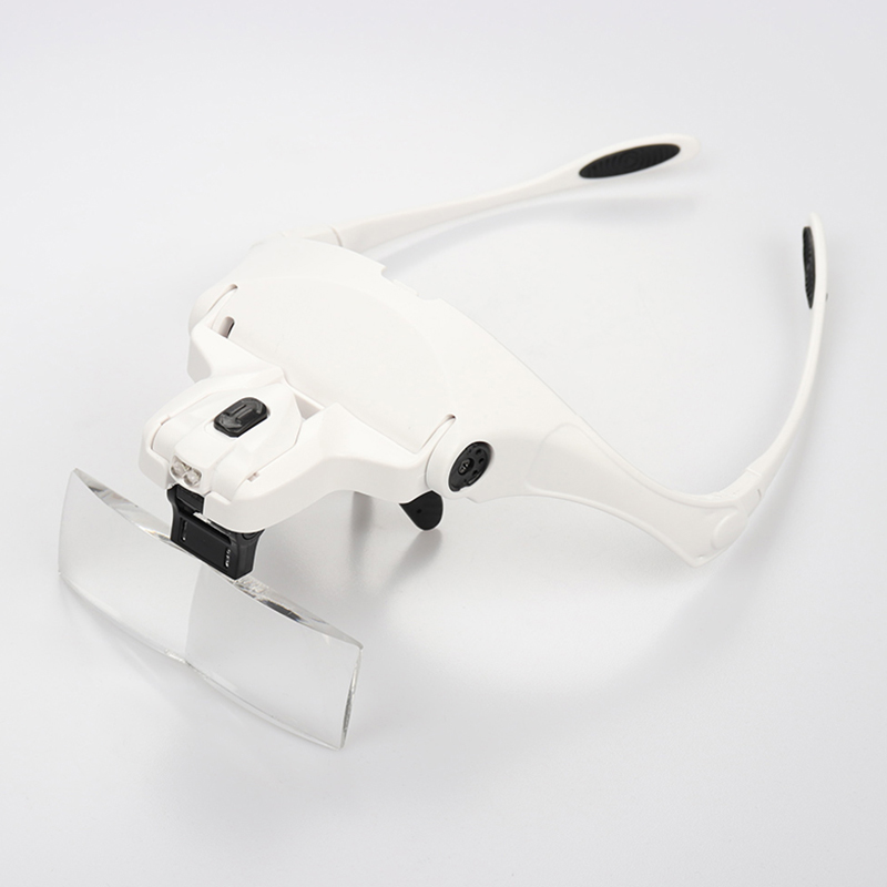 5 Lens Magnifying Glasses LED  - Eyelash Extension With Glasses ulasan dan harga