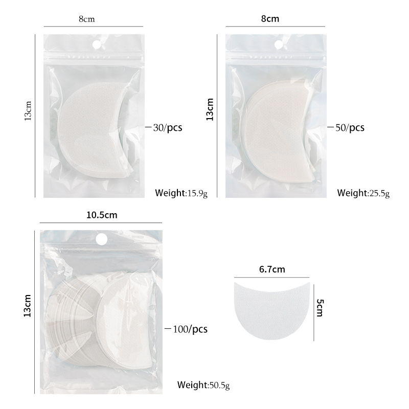 30/50/100 Eyeshadow Shield Und - Lash Mapping Sticker ulasan dan harga
